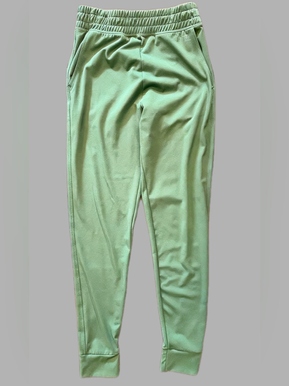 VS PINK Active Mint Green High Rise Performance Knit Jogger Sweatpants Small